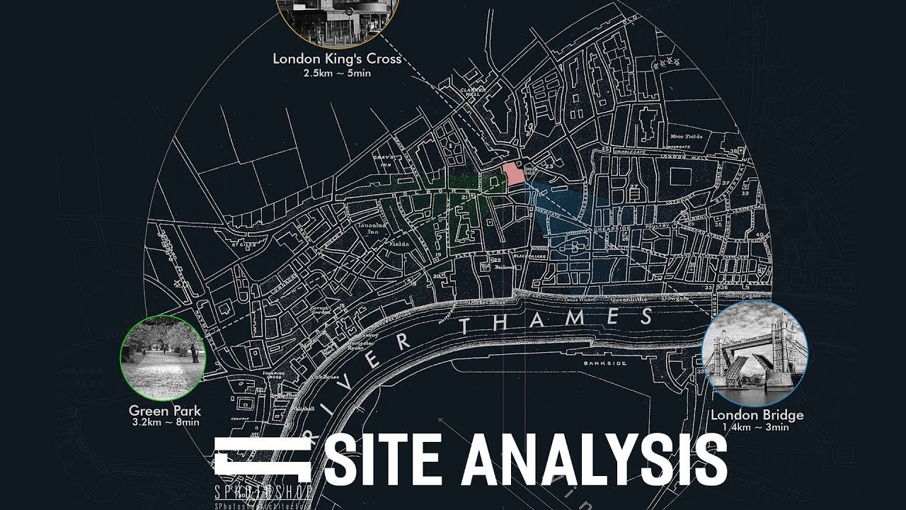 Site Analysis Diagram Architecture - Photoshop Architecture
