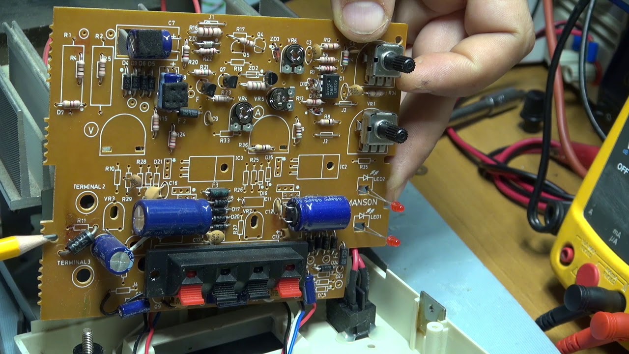 VELLEMAN PS 613 Linear power supply repair