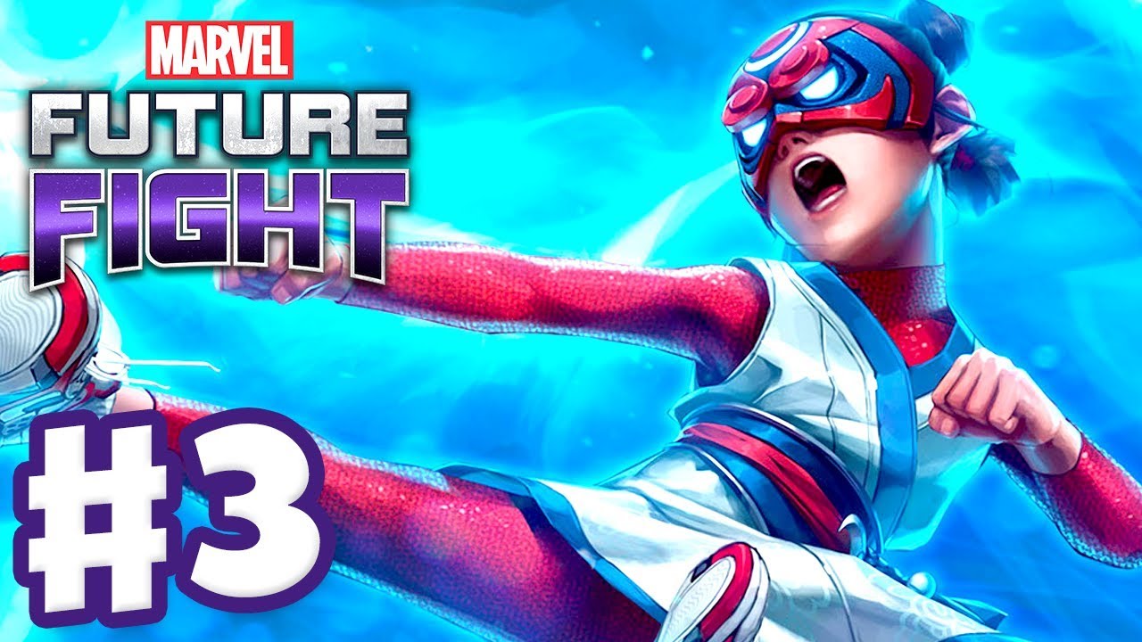 Marvel Future Fight - Gameplay Part 3 - Crescent and Io Story Mission!