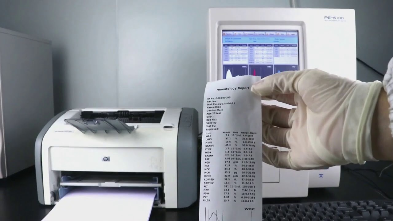 Analisador de Hematologia Automático PE-6100 Prokan