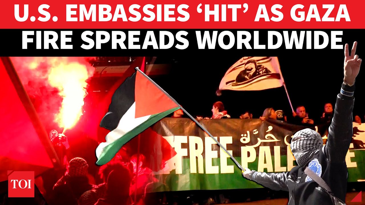 U.S. Embassies ‘ATTACKED’ As Gaza Fire Sparks Global Unrest; Spain, Germany, Brazil Erupt