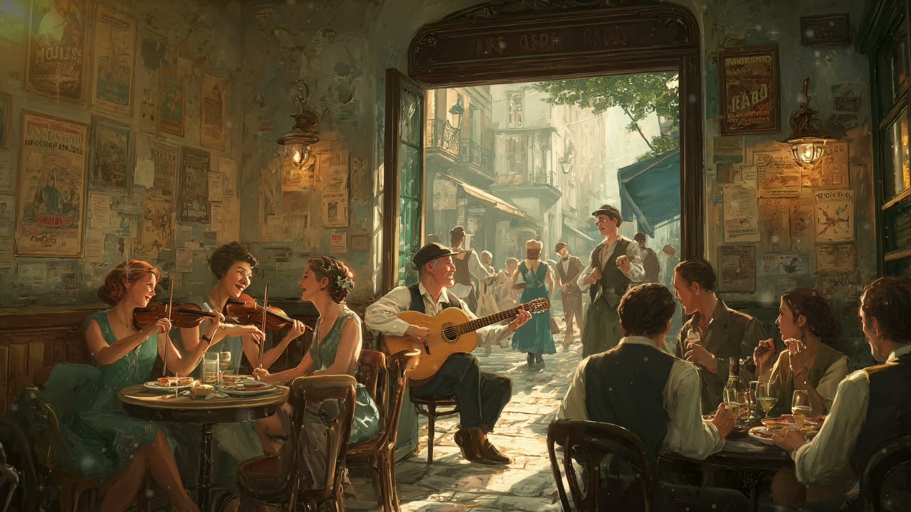 Parisian Swing: An Upbeat 1930s Gypsy Jazz Cafe