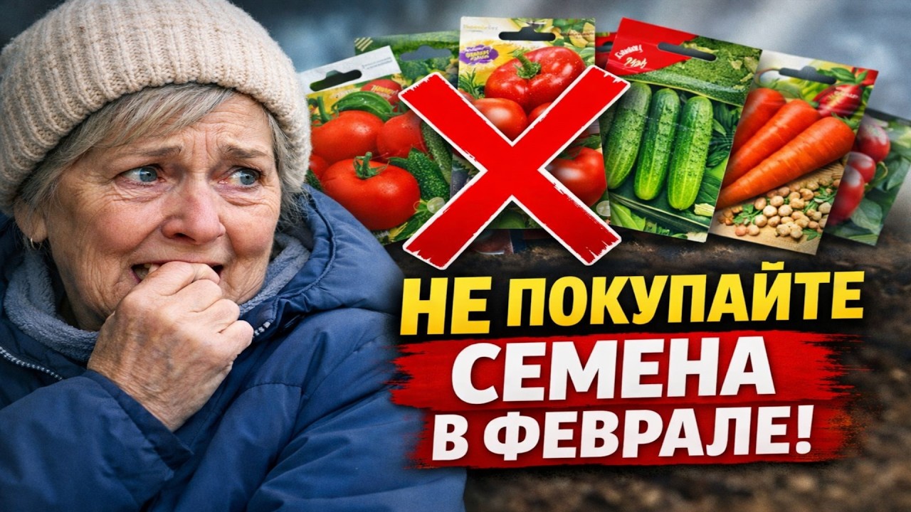 НЕ ПОКУПАЙТЕ СЕМЕНА в феврале, пока не посмотрите это! 20 культур для урожая мечты