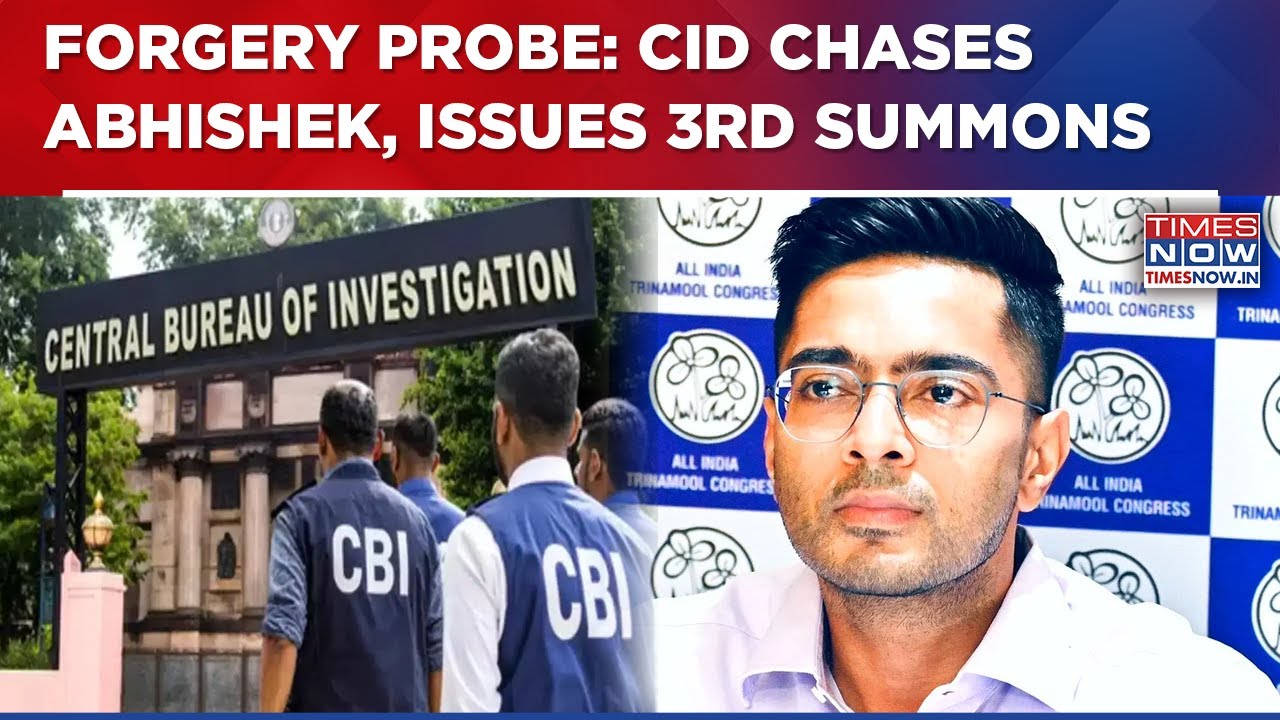CID Tightens Grip On Abhishek Banerjee, Issues Third Summons In Signature Forgery Case