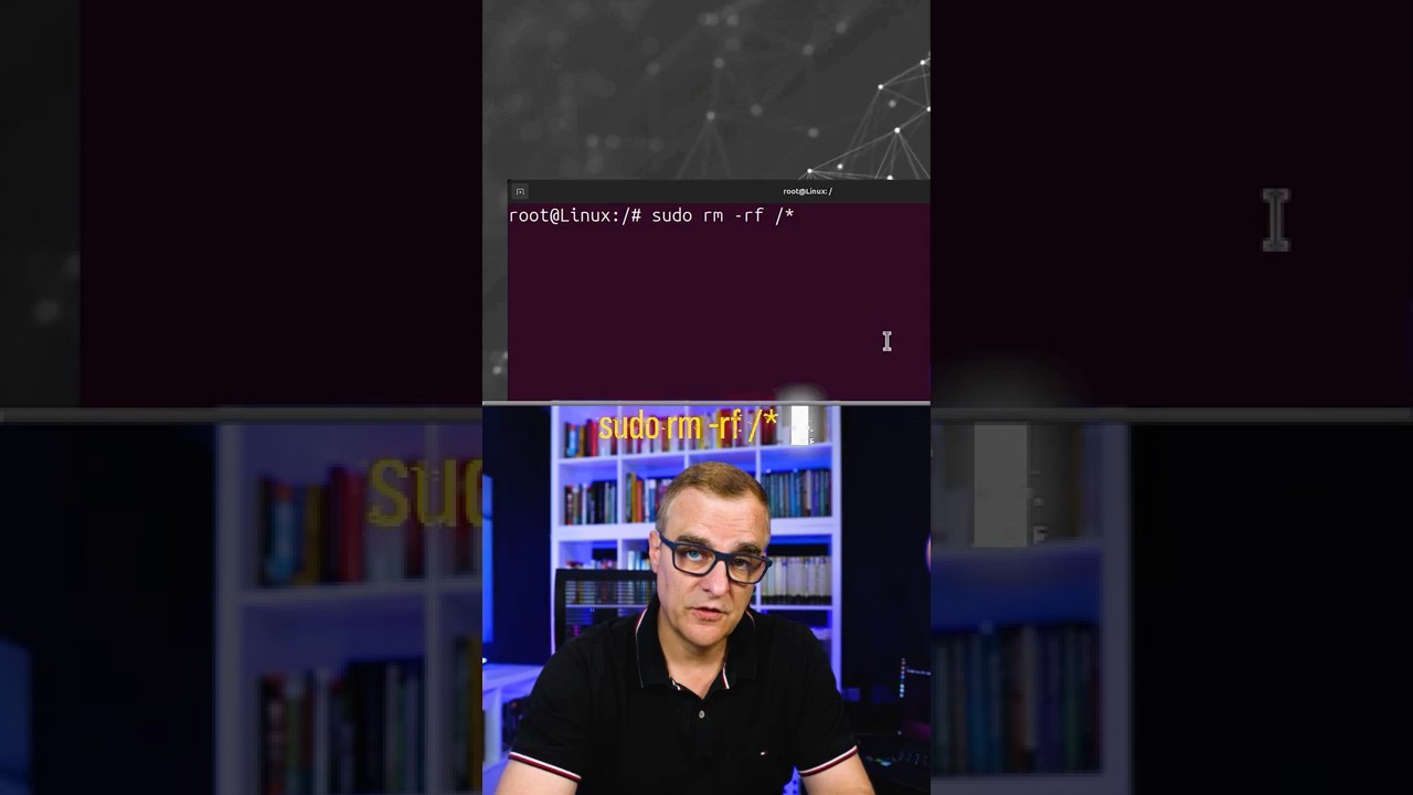 WARNING: Do NOT run rm -rf /