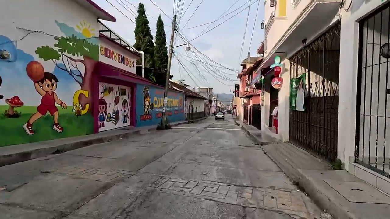 Recorrido Ocosingo Chiapas - Barrio Linda vista hasta Barrio Guadalupe - 4K
