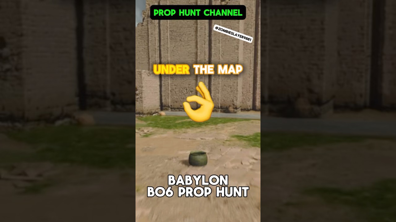 Bo6 Prop Hunt EASY INVISIBLE Hiding/Glitch Spot! 👌
