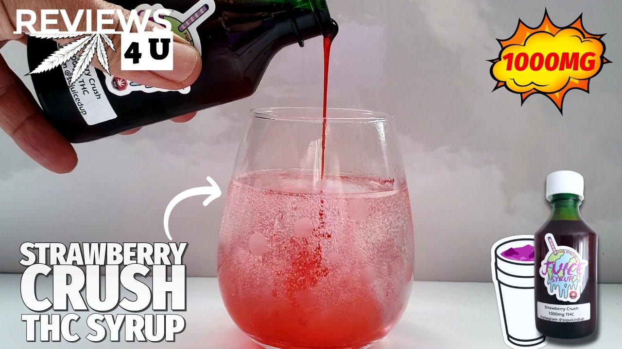 STRAWBERRY CRUSH THC LEAN (1000MG) REVIEW | THC REVIEWS 4 U
