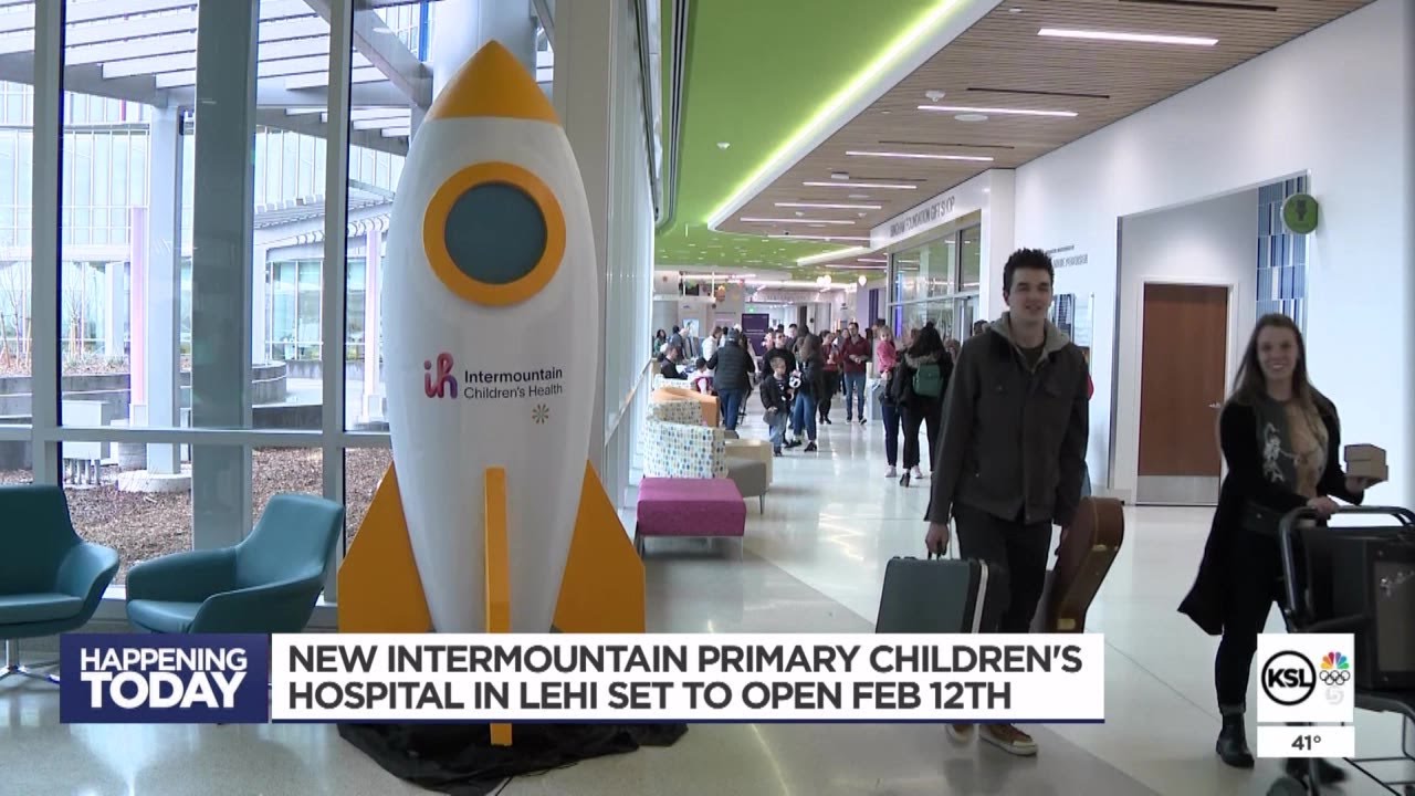 A tour of the new Intermountain Primary Children's Hospital was held Saturday