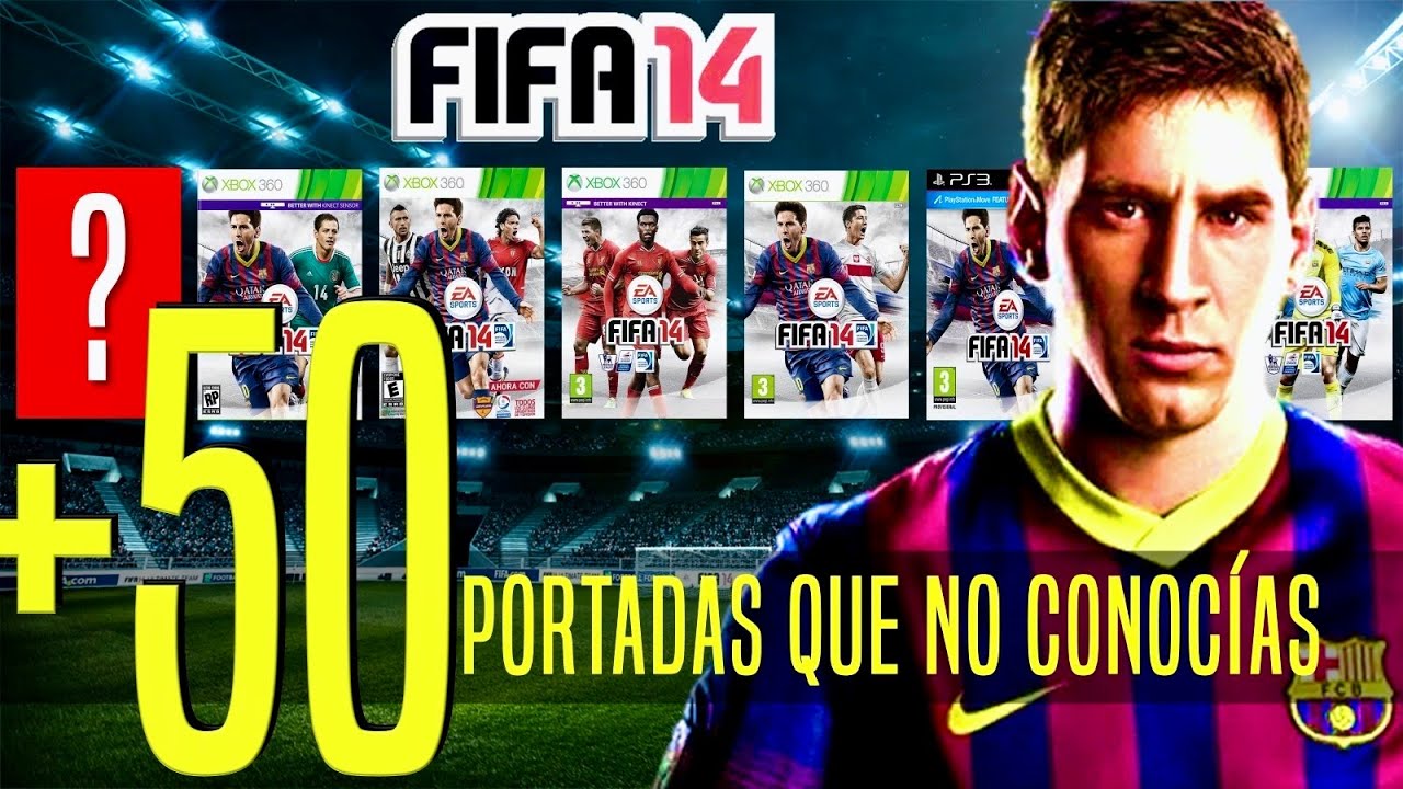 ¿Las conocías todas? Más de 50 Portadas oficiales e inéditas de FIFA 14