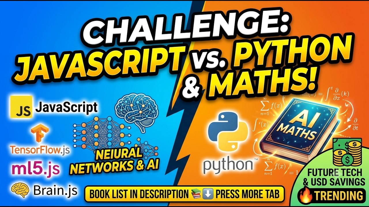 ИИ на JavaScript: нейросеть в 30 строк кода, JS, без Python, без математики, TensorFlow.js, ml5.j...