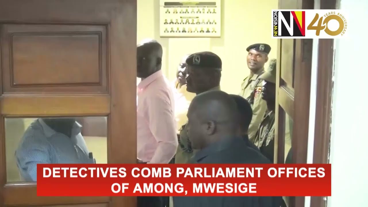 Detectives comb parliament offices of Among, Mwesige