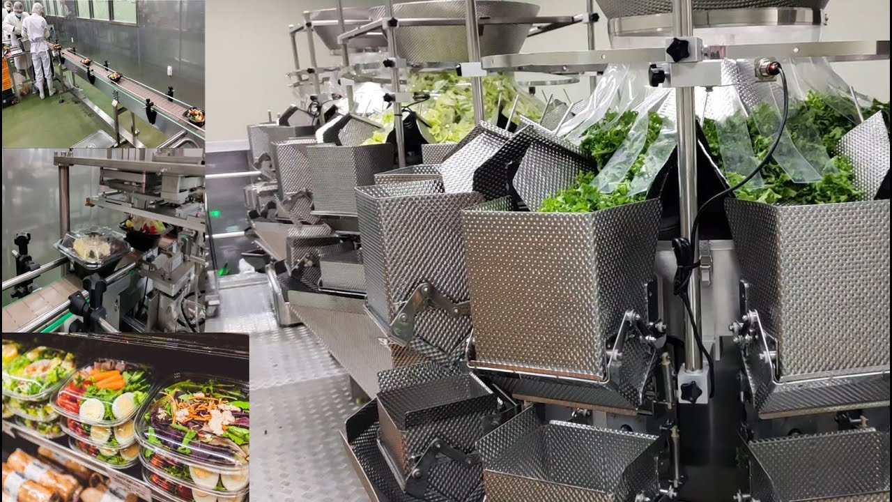 Salad Weighing and Packaging Line!