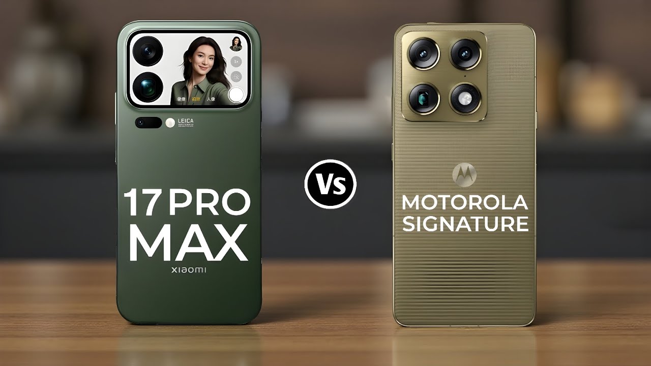 Xiaomi 17 Pro Max Vs Motorola Signature