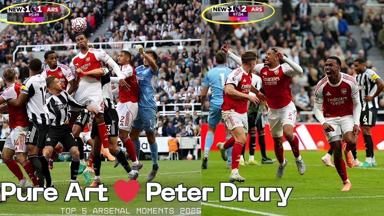 Top 5 Arsenal Moments 2025 😱 Peter Drury + Arsenal = Pure Art ❤️