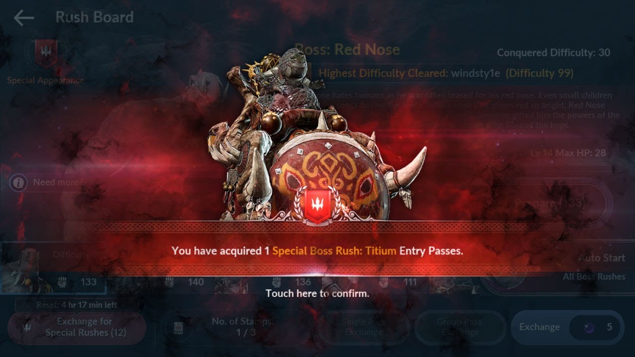 Special Boss Rush: Titium Black Desert Mobile