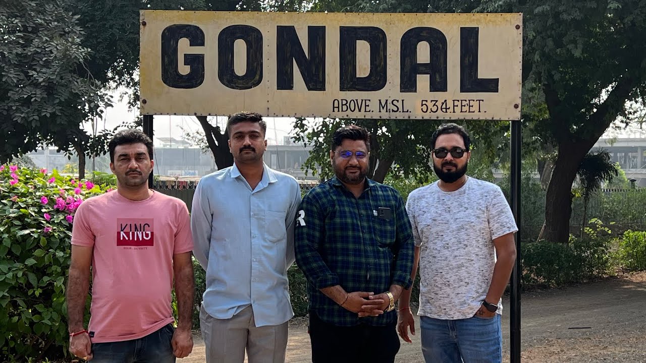 ગોંડલ રાજા ની કાર કલેકશન સાથે એમનો પેલસ  ટ્રેન જાય તો કેવી રીતે જતાં રાજા