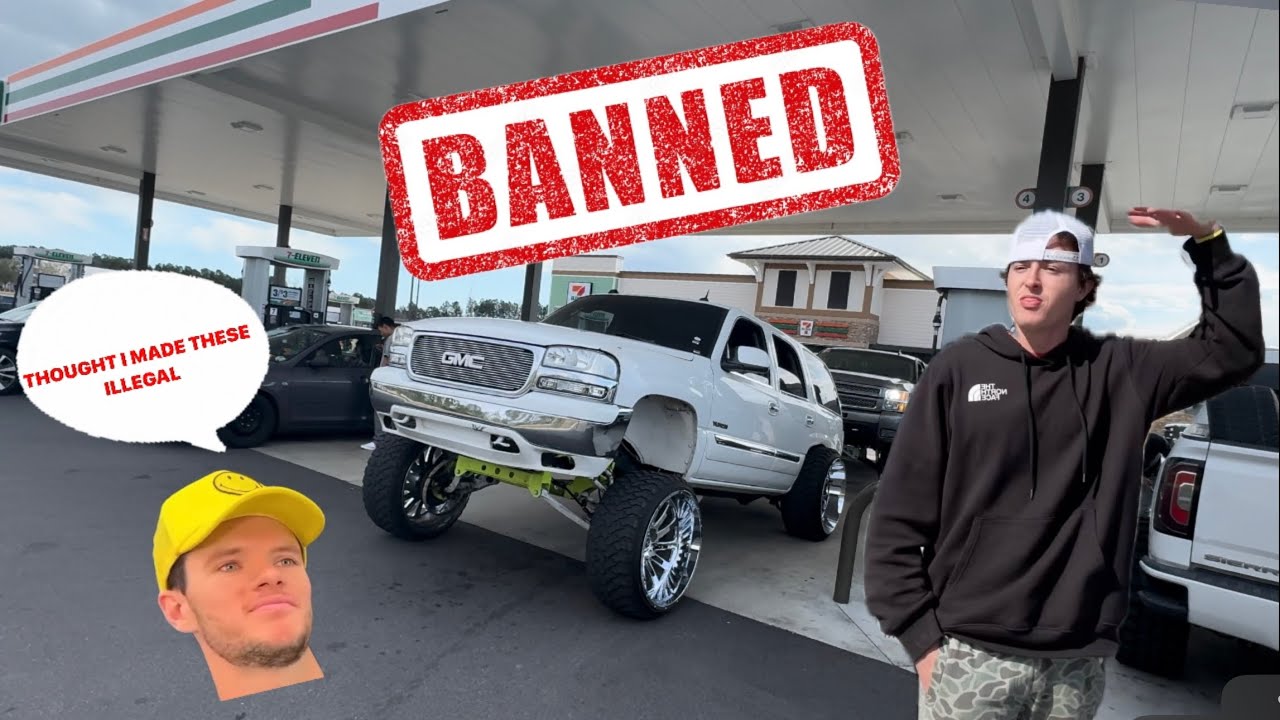 Driving Squatted Trucks in a BANNED State