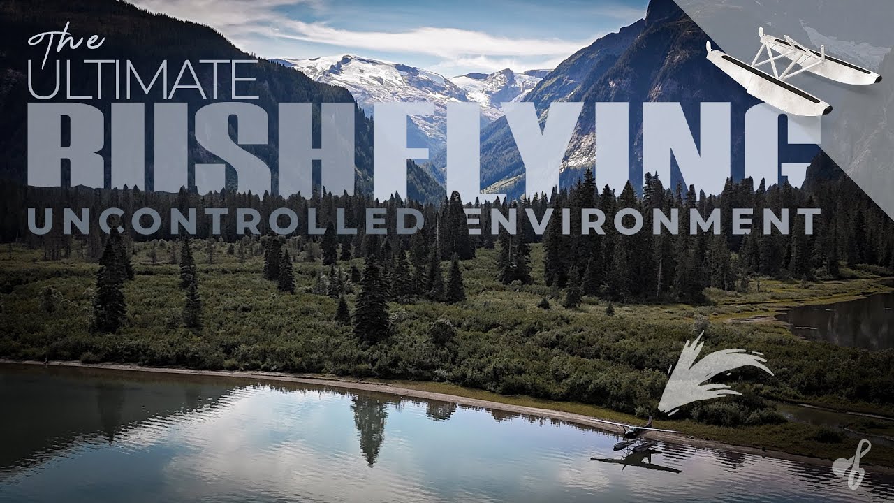 Backcountry Bush Flying One of the Top Ten Approaches of the Season into Deceiving Glassy Water