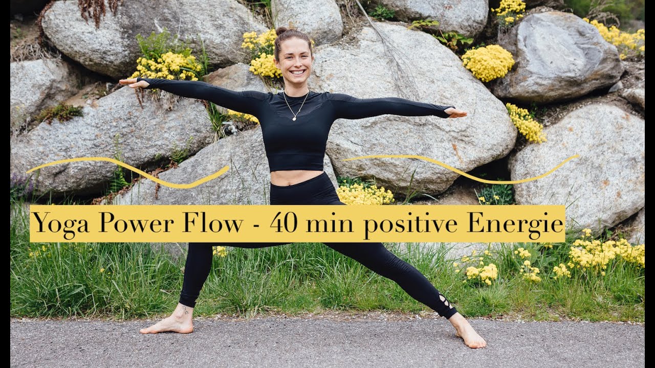 Power Yoga Flow I 40min Full Body Vinyasa | Yoga für positive Energie