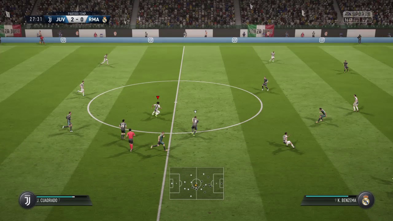 FIFA 18 Cuadrado skill run