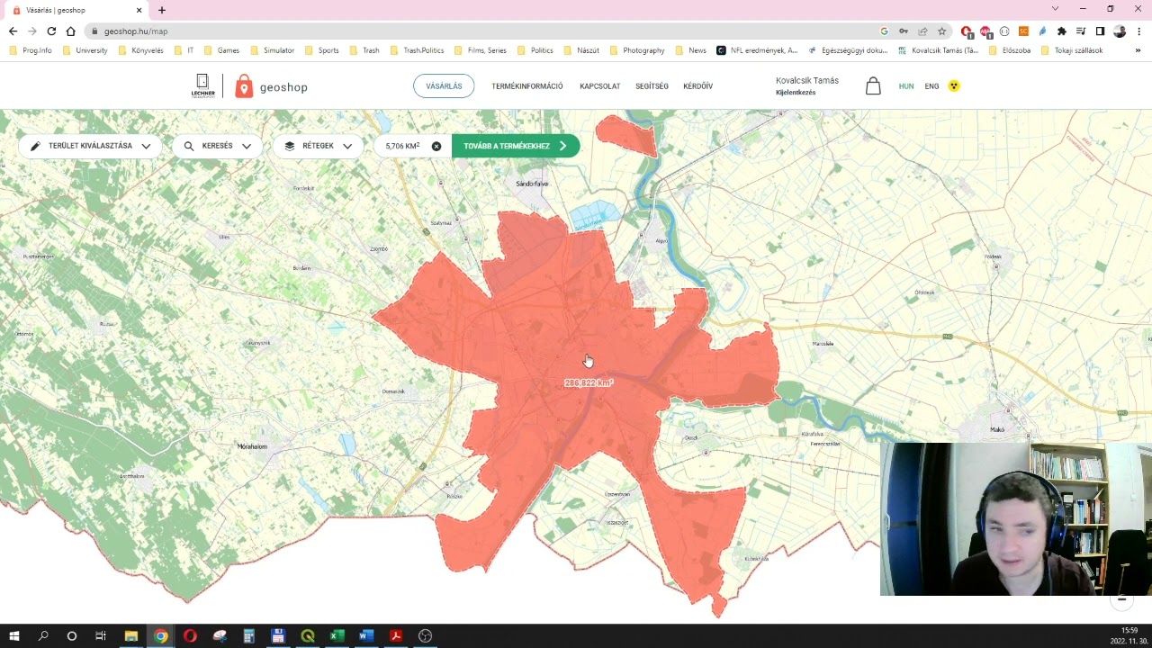SzSzP - NDVI számítás