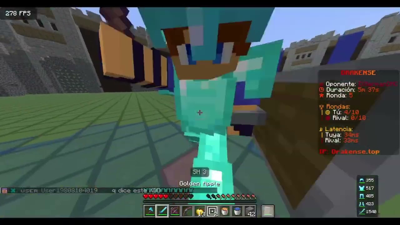 HICE UN PVP CON ESTE YOUTUBER.....