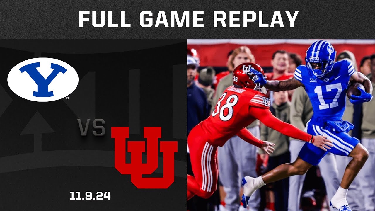 BYU vs. Utah (11.9.24) Full Game Replay | Big 12 Football