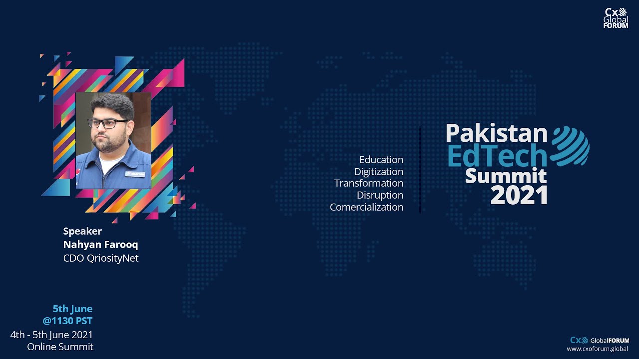 Pakistan EdTech Summit | Session by Dr Nahyan Farooq