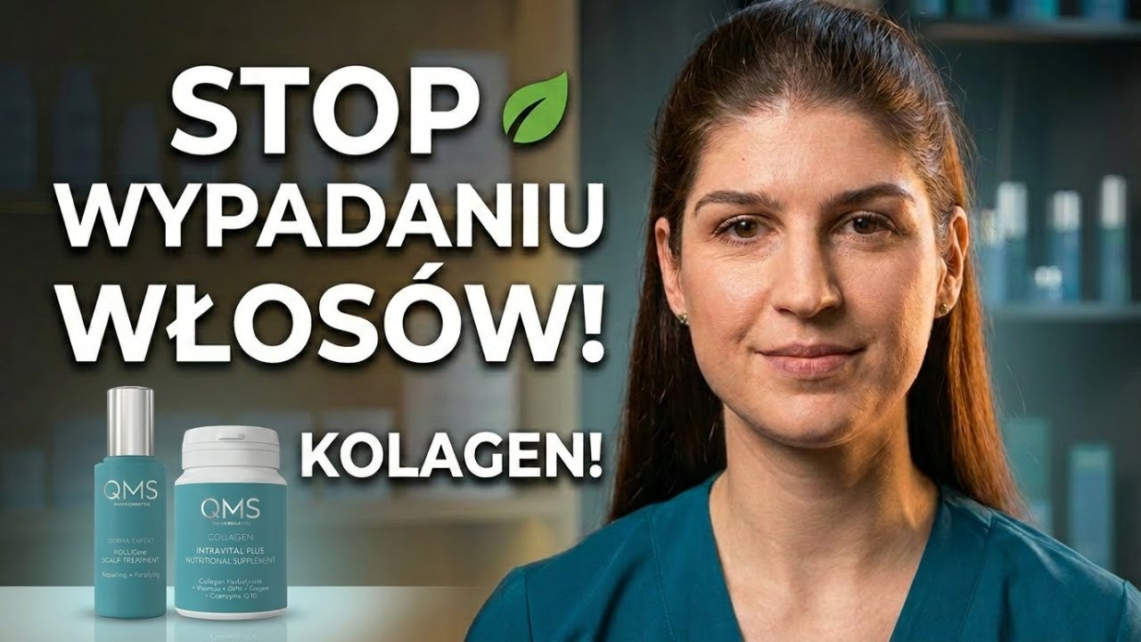 STOP wypadaniu włosów! 🌿 Jak kolagen odmieni Twoją skórę głowy i włosy? | Kuracja QMS Medicosmetics