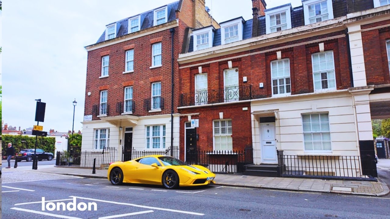 Residential London Walk In Belgravia | London Tour | 4K