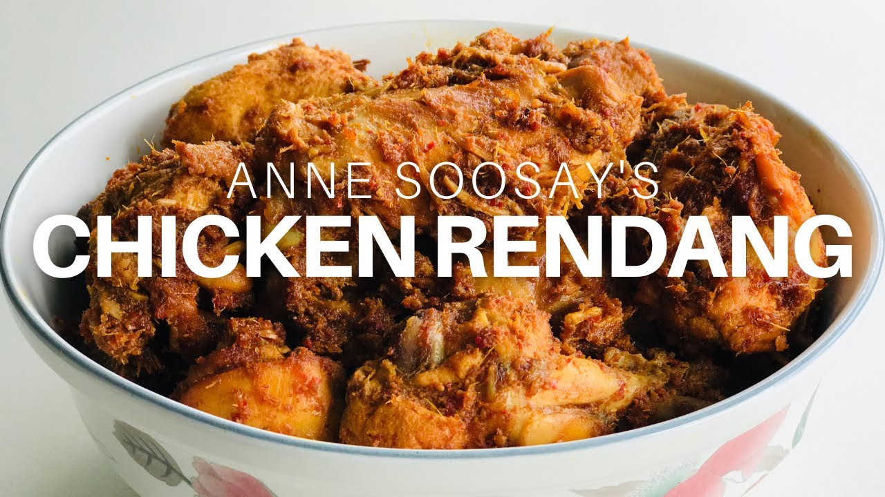 How to make Chicken Rendang - Easy, Authentic & Definitely NOT Crispy! 😆😆😆