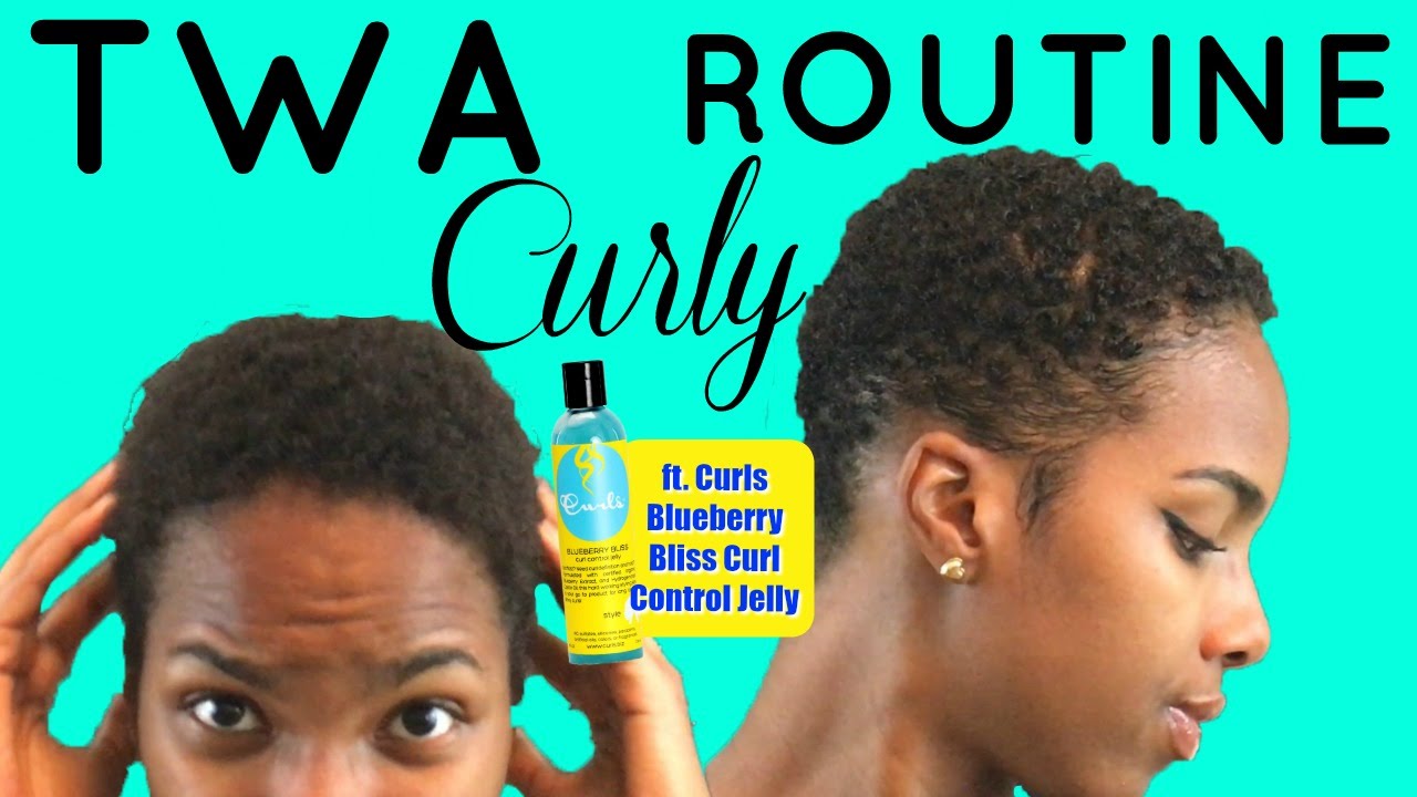 TWA Curly Routine