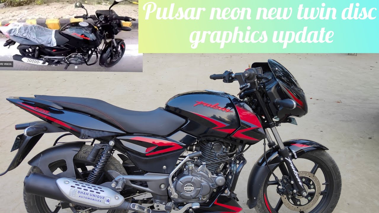 My Pulsar150 neon new laser edition sticker install 😱