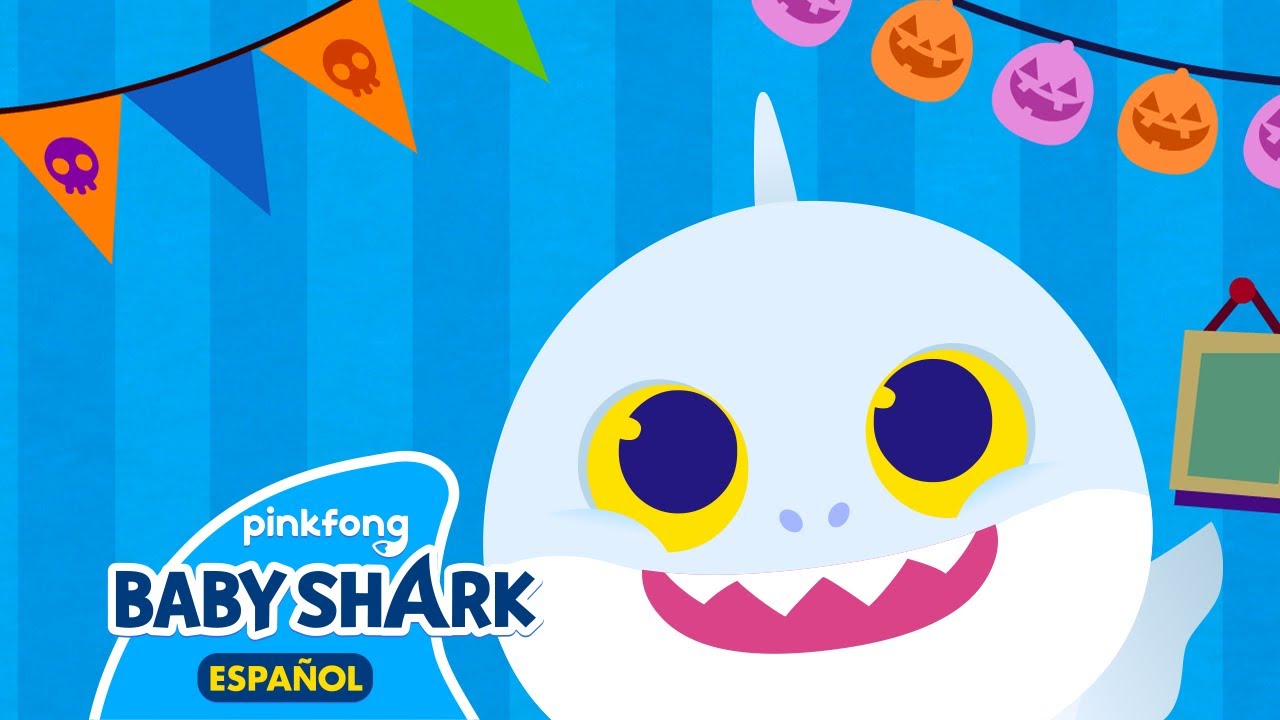 El Tiburón Bebé Fantasma | Canciones de Halloween | Baby Shark en Español