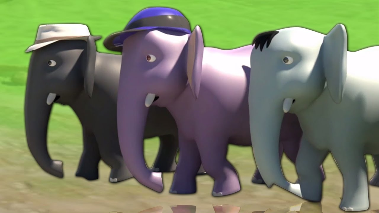 Ek Mota Hathi | 3D Rhyme In Hindi | एक मोटा हाथी | Hindi Rhyme | Kids Tv India | Hindi Nursery Rhyme