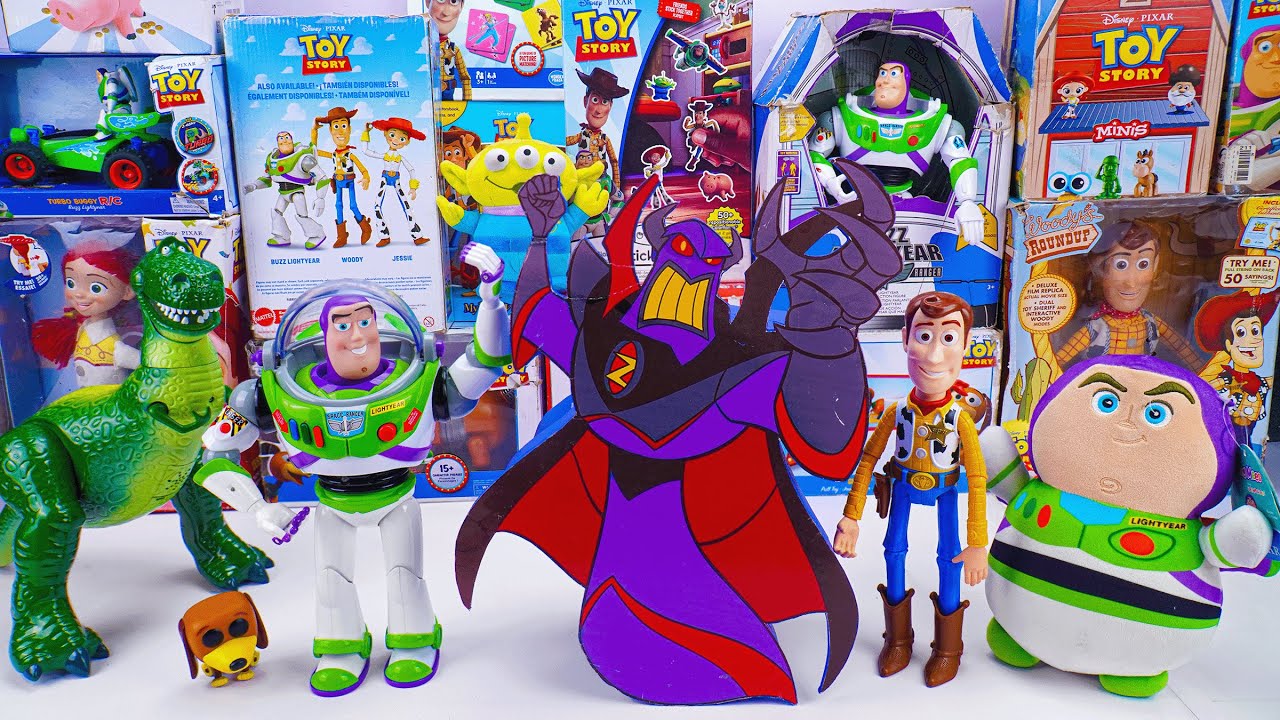 Unboxing Disney Pixar Toy Story toy collection ASMR| Buzz Lightyear & Rex & Woody & Mystery Zurg Box