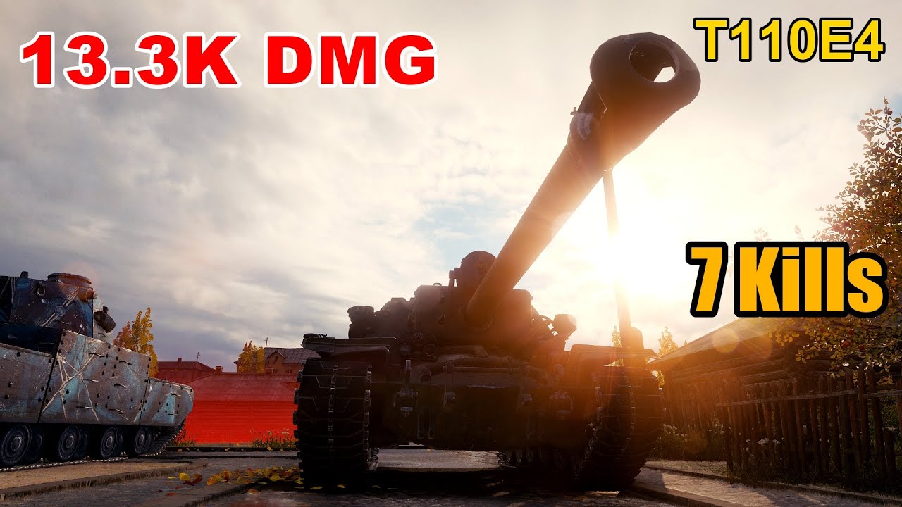 T110E4 - 13.3K Damage - 7 Kills - Map: Ensk - Server: EU | World of Tanks