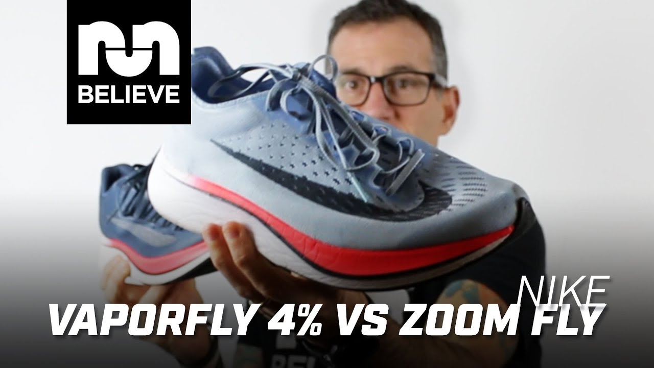 Nike Vaporfly 4 vs Nike Zoom Fly