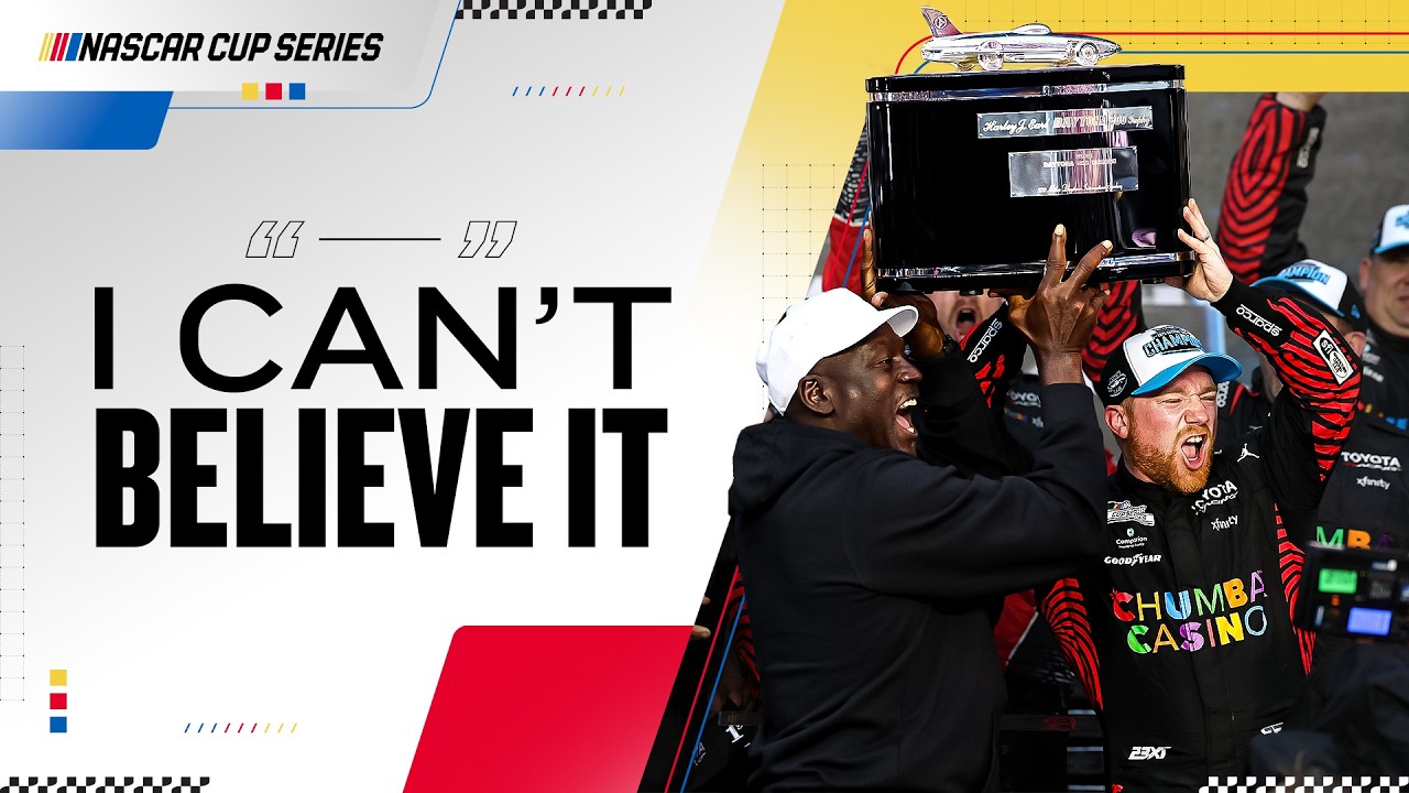Tyler Reddick and Michael Jordan Celebrate Daytona 500 Win | 2026 NASCAR Cup Series