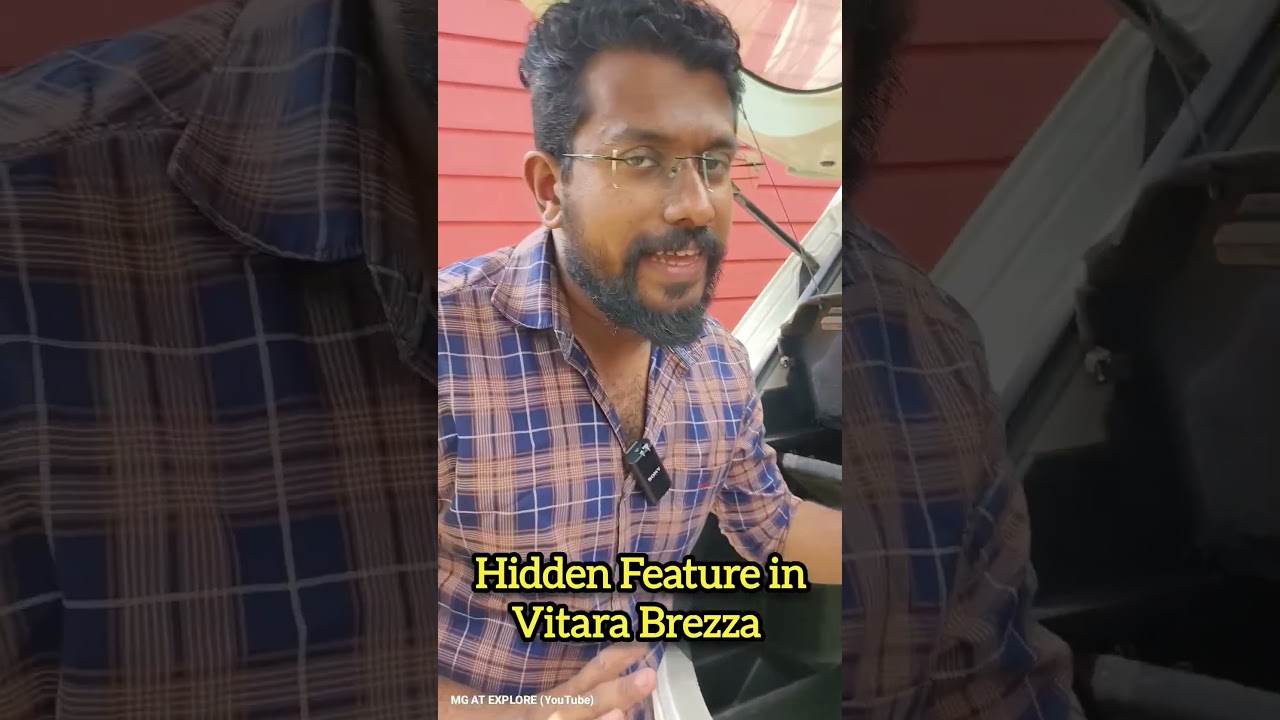 Vitara Brezza Hidden feature | ഇനി ഇത് സ്വന്തമായി ചെയ്യാം |Tyre puncher #automobile