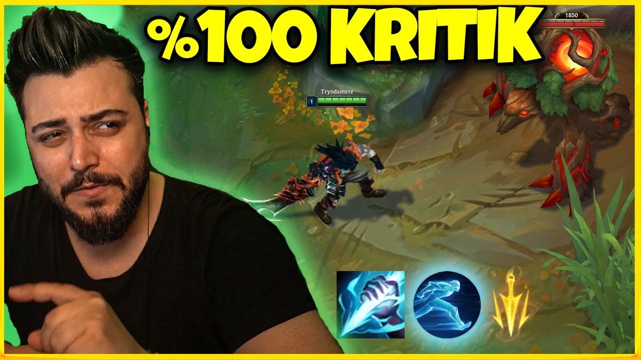 Tryndamere Jungle Olur Mu? Siz İstediniz Ben Denedim. Bu Şampiyon Krit Canavarı 😮