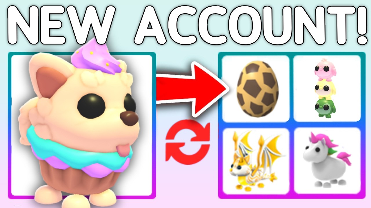 Начинаем заново с одними лишь пирожными в Adopt Me!