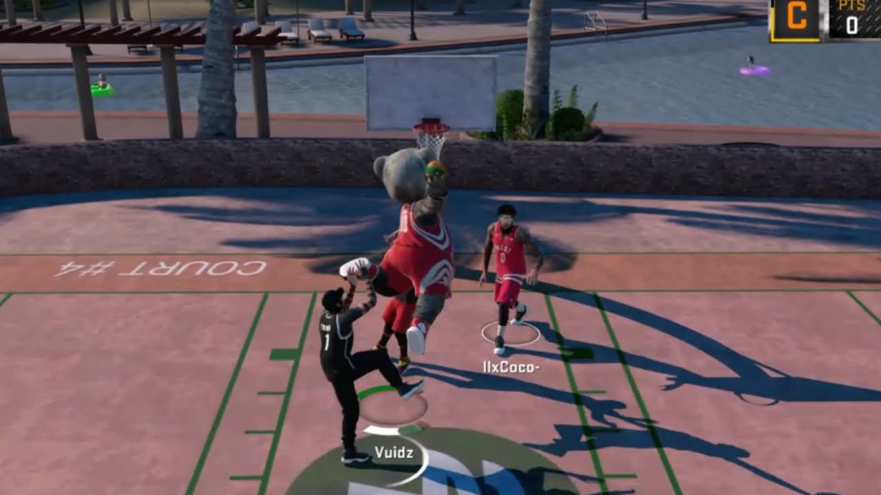 I'VE NEVER SEEN THIS CONTACT DUNK ANIMATION! | NBA 2K16 MyPark