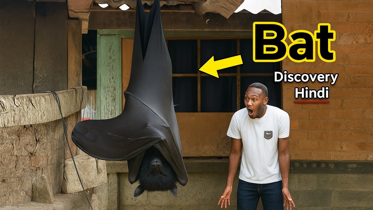 Giant Human Sized Bat Was Inside Abandoned House