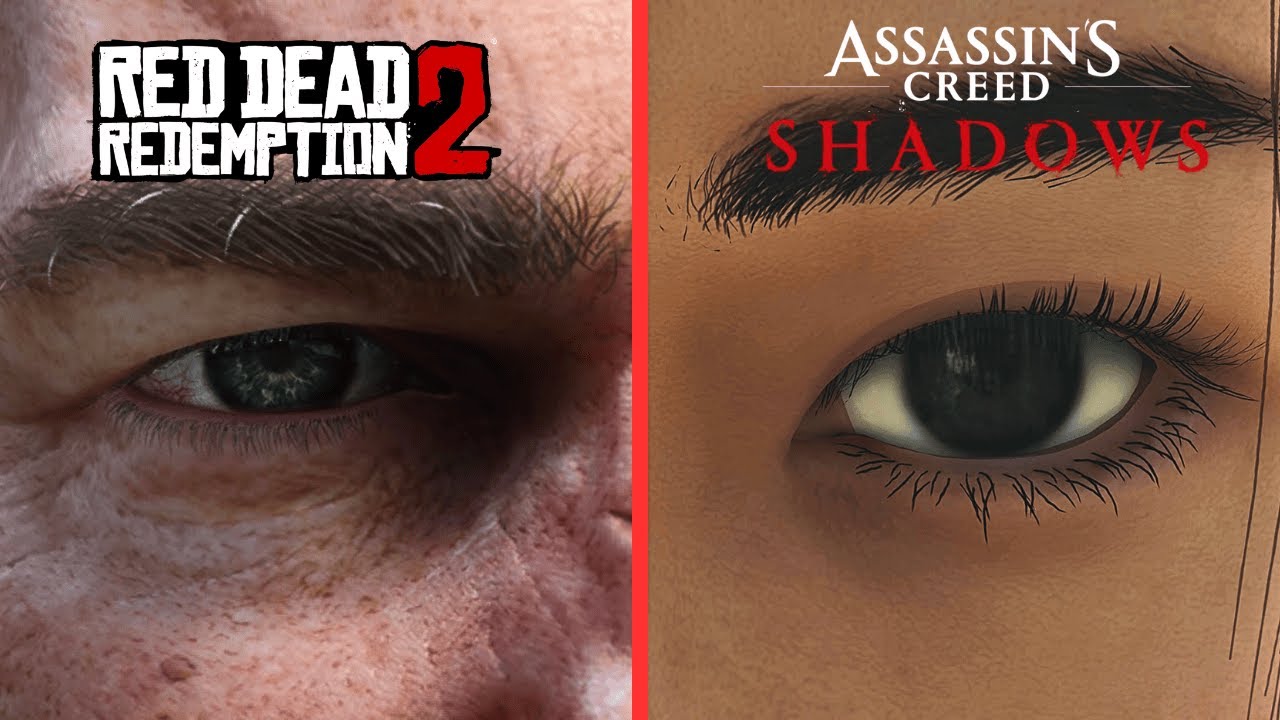 Red Dead Redemption 2 VS Assassin's Creed Shadows - Direct Comparison (4K)