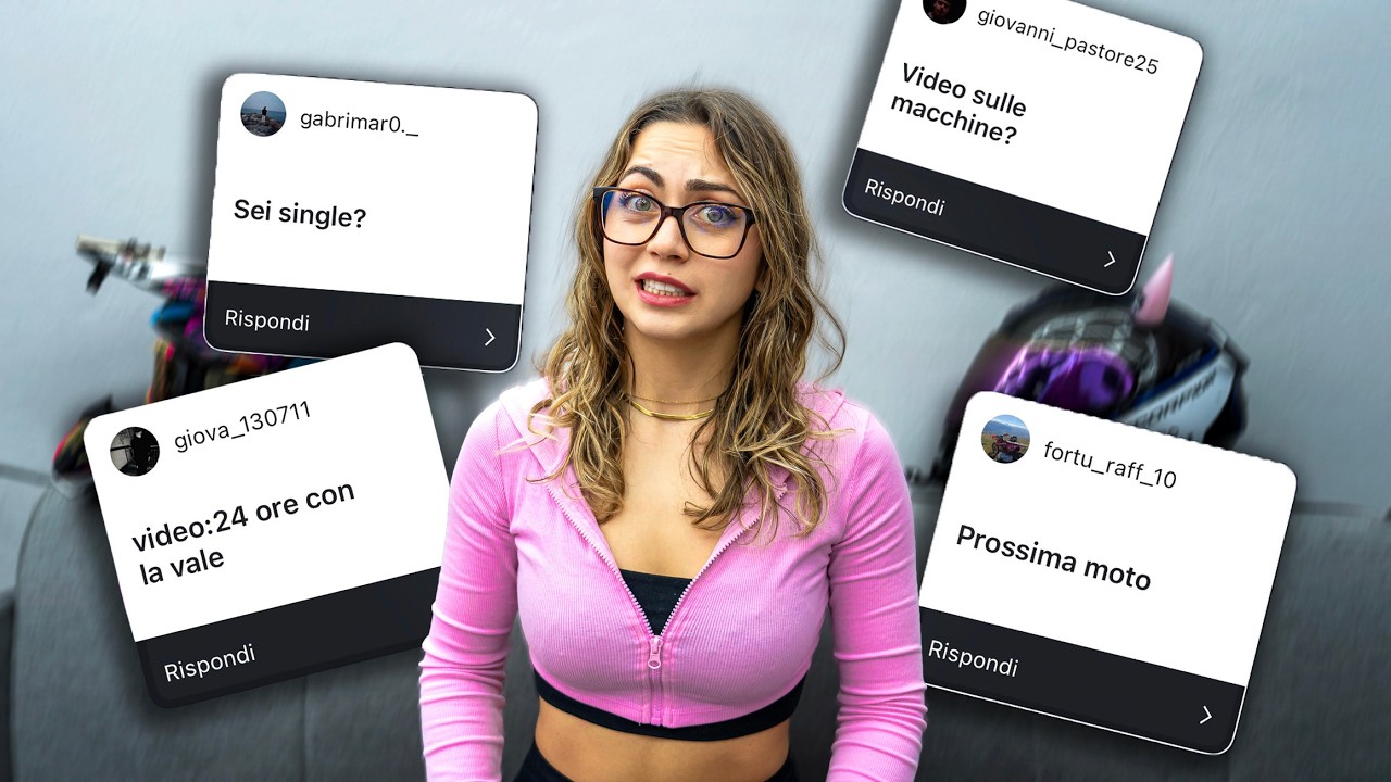 Rispondo alle vostre domande * SENZA FILTRI*