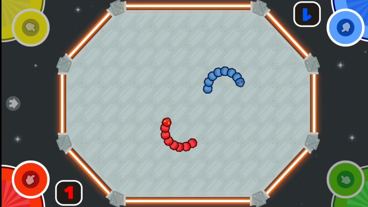 234 Player Mini Games 💢 Snake Game 🐍 All Levels? 💢Competitive Gameplay 💢 | 🐶vs🦁