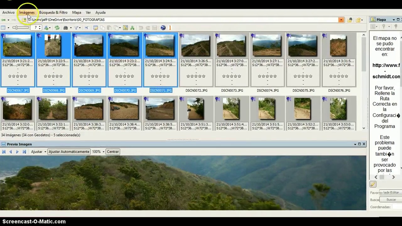 Publicar fotos en google earth con geosetter