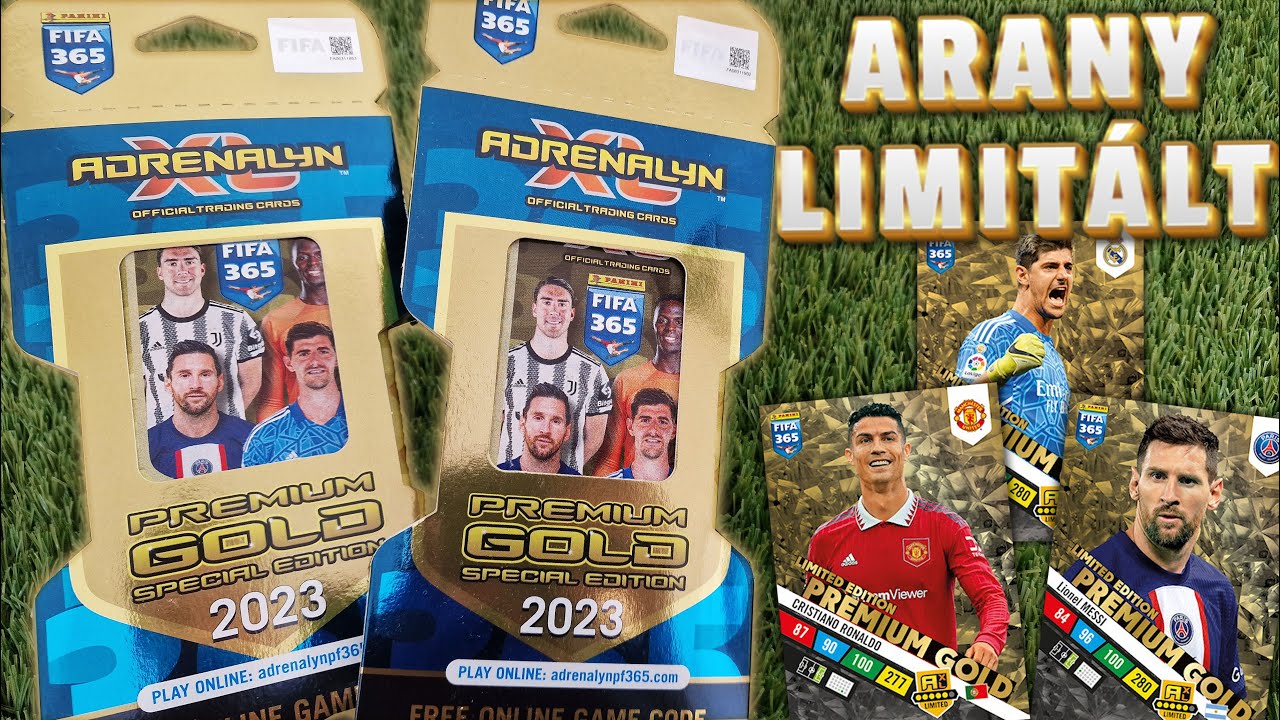 Panini FIFA 365 2023 Adrenalyn XL Dupla Prémium GOLD | Bontás